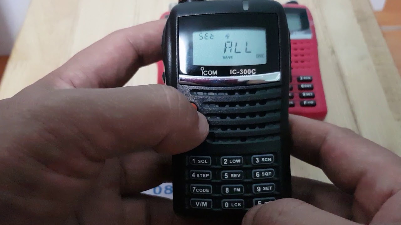วิธีล็อคเครื่อง icom 300C 200C HT200C HT 300C