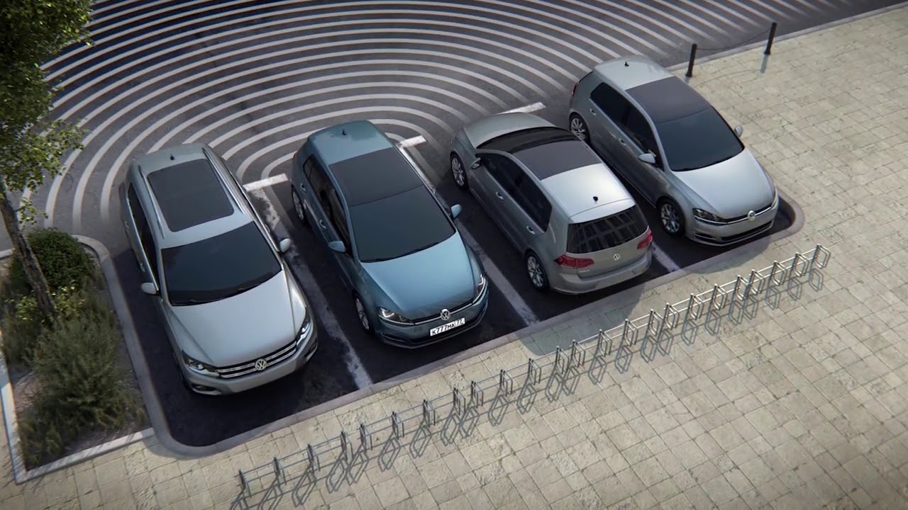 Технологии Volkswagen  Система Side Assist и Rear Traffic Alert