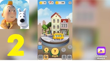 Tintin Match - Gameplay Walkthrough Part 2 Undercover chapter 1 Finish ( iOS / Android ) # 2