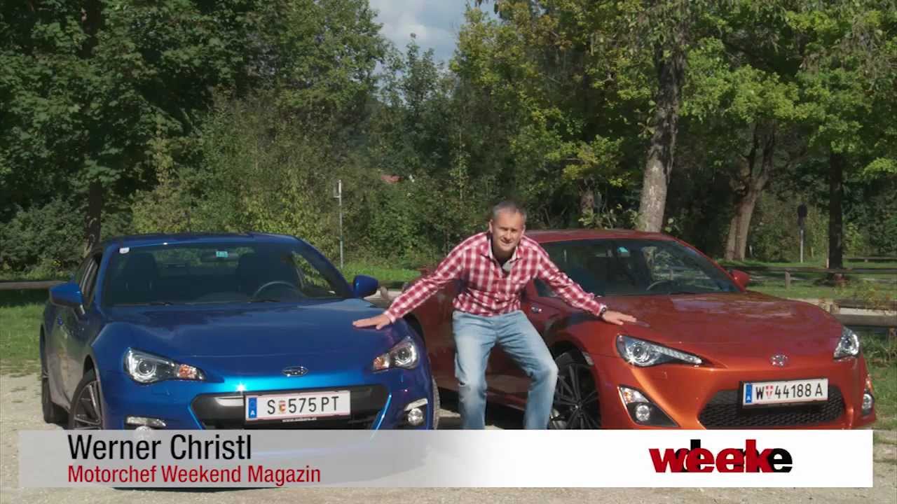 Toyota Gt86 Und Subaru Brz Weekend Magazin Autotest Youtube
