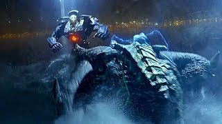 Gipsy Danger Vs Leatherback - Fight Scene - Pacific Rim (2013) Movie Clip Hd