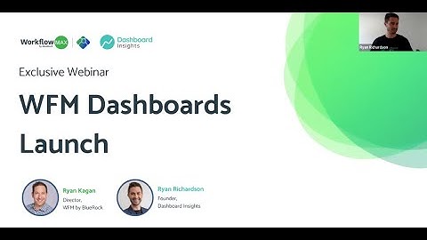 Dashboard Insights x WorkflowMax launch webinar