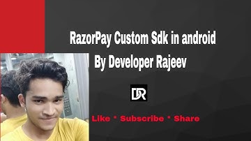 RazorPay integration with custom UI  Example in android