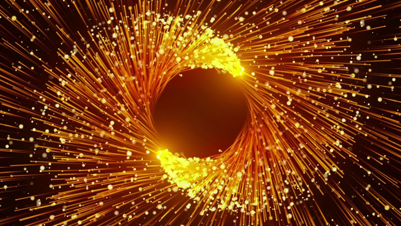 Golden Particle Swirl VJ Loop 4K - Free Video Background Loops, Intro ...