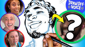 Animator Vs. Cartoonist Draw A Stranger Based On Voice (Ishmael) • Draw-Off Voice