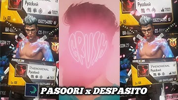 FREE FIRE ALIGHT MOTION PRESET || PASOORI x DESPASITO [XML FILE LINK IN DISCRIPTION 👇]