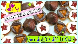 DIY ♥ 3 Ideas : Alfajorcitos, con Mermelada y Conitos de Dulce de Leche (Argentina) | STEPHT видео