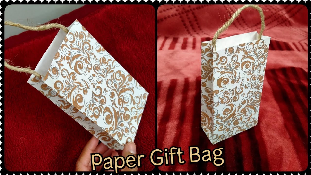 how to make a paper bag | how to make a bag out of wrapping paper ...