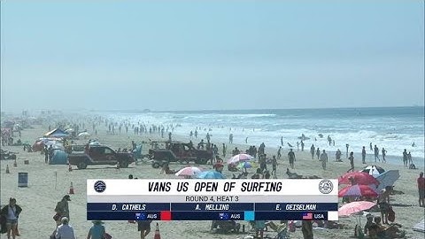 Vans US Open of Surfing: Round Four, Heat 3