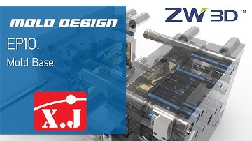 ZW3D Basic Mold Design : EP10. Mold Base
