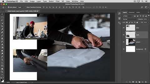Work with photoshop layers, and how to use the layers panel.