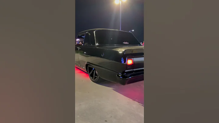 Bagged & LS Swapped 1964 Chevy II Nova at Cruisin’ The Coast 🔥