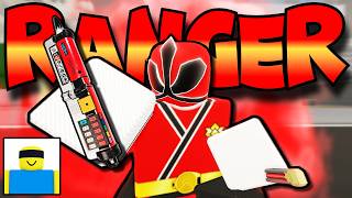 I Became The RED POWER RANGER SAMURAI In Jujutsu Shenanigans! screenshot 3