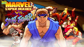 MSHvSF Ryu’s Marvel-Style Combos Leave No Escape!