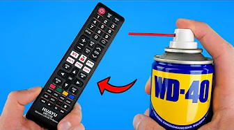 Apply WD-40 to the Remote Control and be Amazed! Why is it not Patented?