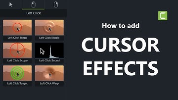 Camtasia 9 Tutorial: How to add Cursor Effects