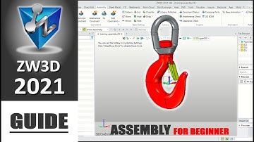 ZW3D 2021 Assembly Guide Basic Tutorial For Beginner