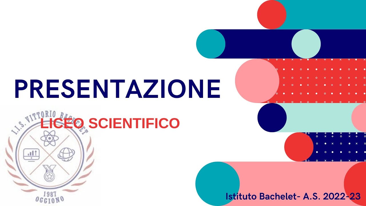 Presentazione LICEO SCIENTIFICO Tradizionale