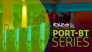 IBIZA PORT8UHFBT - SYSTEME PORTABLE AUTONOME AVEC USB/VOX/BLUETOOTH et MICROS UHF +FILAIRE