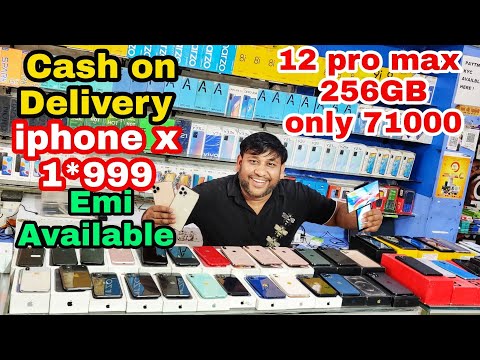 iphone 12 pro max 256 only 71k | iphone x only 1*999 |cash on delivery all india jain communication