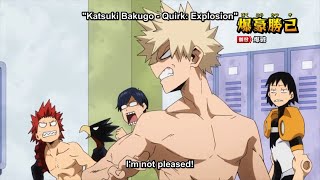 Bakugo Is Not Pleased With Midoriya Mastering Blackwhip - My Hero Academia Season 5 Episode 19 - 4k