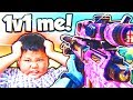 Trash talking kid wants to 1v1 me on black ops 3 bo3 new update dlc weapons and funny moments