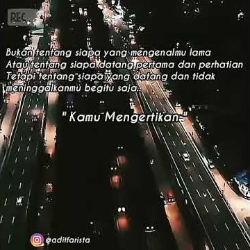 Status keren WA #2 [bukan tetntang siapa yang mengenalmu duluan] '@aditfarista
