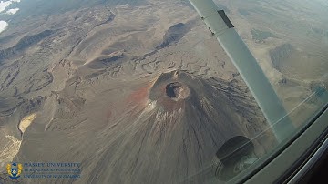 Hyperspectral and topograhic survey over Mt Tongariro in New Zealand