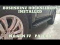 Bushskinz Rocksliders - NX Pajero