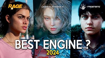 Best Videogame Engines | UNREAL ENGINE 5 vs Unity, CryEngine, Rage... Which one wins?