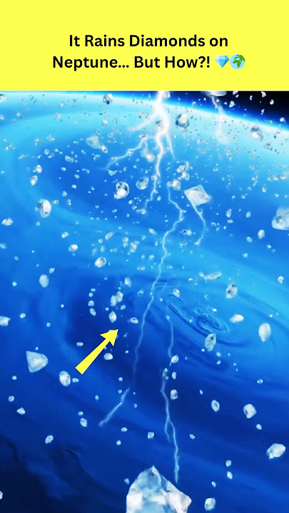 It rains diamonds on Neptune but Why ?