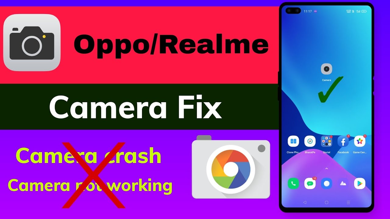 How to fix camera issue in oppo,realme phones. android 11 camera issue fix. Realme ui 2 camera fix