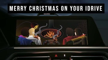 BMW sends holiday greetings through the iDrive system