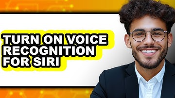 How to Turn on Voice Recognition for Siri (updated)