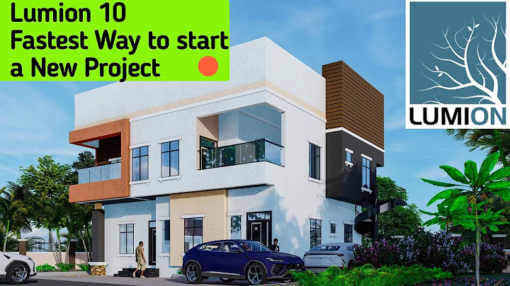 Lumion 10 Tutorial (Fastest Way to Start a New Project 2021)