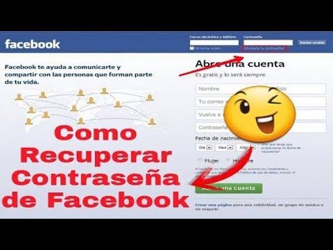 Como recuperar la contraseña de facebook