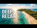 Tropical Beach Relaxation 🌊 Calm Ocean Waves, Island Paradise, Stress Relief Music
