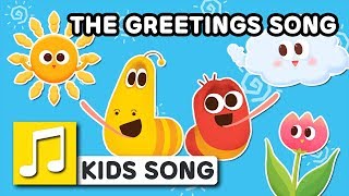 THE GREETINGS SONG | LARVA KIDS | BEST NURSERY RHYME | FAMILY SONG | 2018 FIRST SONG screenshot 5