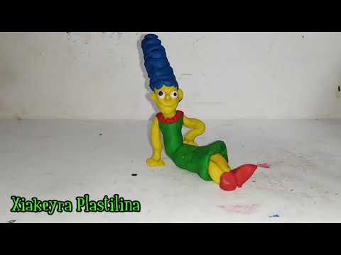 Marge Simpson in Clay