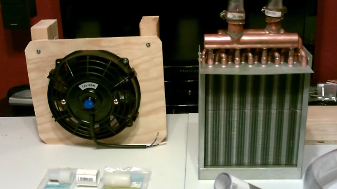 DIY Air Cooler! - Chilled Water AC Air 