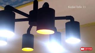 lampu hias gantung Cafe Outdoor || Moonlight / Moon lamp || dari paralon pvc. DIY