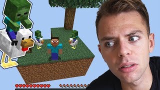 MINECRAFT SKYBLOCK ''EN BABY ZOMBIE PÅ EN KYLLING?''