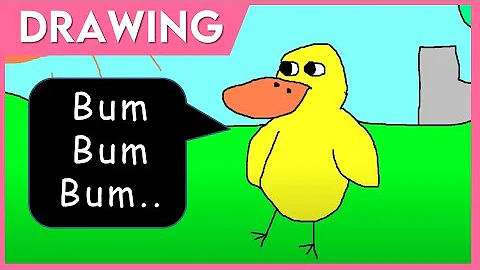 Drawing The Duck From The Duck Song | On MS Paint ☆