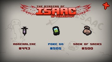 Binding of Isaac: Afterbirth+ Item guide - Adrenaline, Poke Go, Sack of Sacks