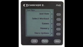 Concept2 PM5 Firmware UPDATE