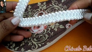 Faça Você Mesmo Fio de Pérolas Para Correia de Chinelo