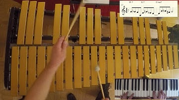 Jazz Vibraphone Lesson: 12 Bebop ii-V-I lines in C Major
