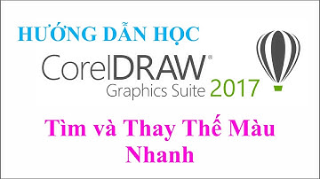 Tìm Và Thay Thế Màu Nhanh Trên CorelDraw 2017 | Thiệp Cưới Ngọc Diễm