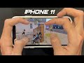 IPHONE 11 HANDCAM IN 2025 🔥/Smooth+Extreme PUBG Gaming Test😍/ NEW IOS 18.4 Livik Gameplay!