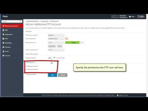 Plesk 12 5 Tutorial Πως διαχειρίζομαι τους Ftp λογαριασμούς;